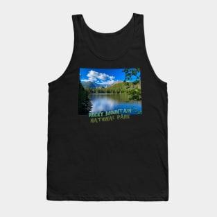 Colorado State Outline (Rocky Mountain National Park - Bear Lake) Tank Top